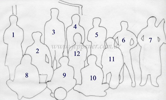 Siluetas jugadores