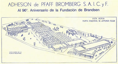 PLANO DE LA FABRICA, PLANTA 1970