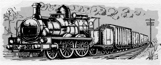 Tren de la época - Jeppener